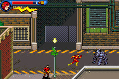 Justice League Heroes Flash screenshot 2 for GameBoy Advance